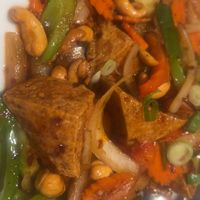 Spicy cashew. Great flavor!! Ask them to make it vegan.   at Taste of Thai - Ahwatukee in Phoenix