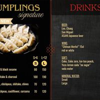 Menu at BUN & CHAY Phangan-Srithanu in Chang Wat Surat Thani