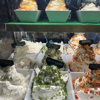 Cream cheese options  at Bagel Pub - University Place in New York