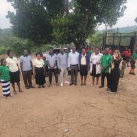 Atlas vegan community school staff at Atlas Vegan Community School in Buganda
