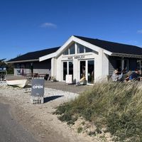 the café  at HAVS Nørlev Strand in Hjoerring