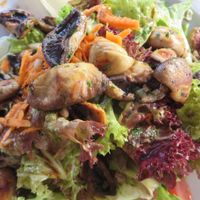 Ensalada Championes (salad with fried fresh mushrooms) at Viva Zapata in Saarbrucken