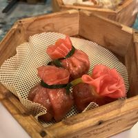 Lucky Bag Vegetarian Dim Sum 🌱   at Restaurant Qin in Antwerpen