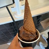 two scoops at Edison's Ice Cream in Fort Collins