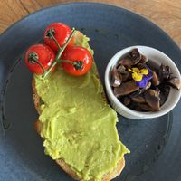 Avo toastt  at llanbenwch cafe  in Wales