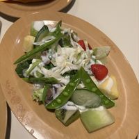 yoshis favorite fruit and veggie salad    at Kinopio's Cafe in Osaka