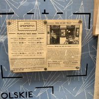 menu  at Hummus Amamamusi in Krakow