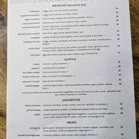 Menu eng at Hummus Amamamusi in Krakow