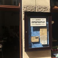 Outside  at Hummus Amamamusi in Krakow