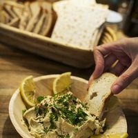 lemon Hummus amamamusi at Hummus Amamamusi in Krakow