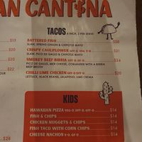 Menu at Blackman's Brewery Bar and Restaurant in Torquay