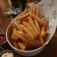 Bowl of fries at Blackman's Brewery Bar and Restaurant in Torquay