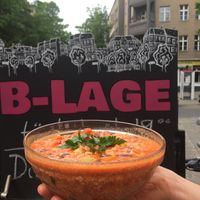 Chili con soychunks at B-Lage in Berlin