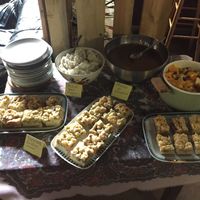 Desserts at the brunch at B-Lage in Berlin