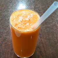 Freshly squeezed fruit juice.  at Fruits and Roots in Johannesburg