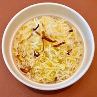 Saffron rice  at La Brasserie Sur Le Boulevard in Dubai