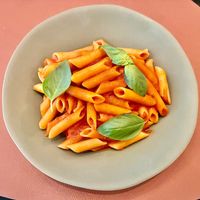 Penne arrabbiata at La Brasserie Sur Le Boulevard in Dubai