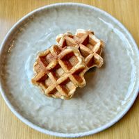 Skinny Genie Waffles at Alizeé Restaurant in Dubai