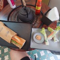 What a wonderful small vegan place! Best Bahn Mi in Hanoi. The mushroom one is divine! It's inexpensive and when you in Hanoi you need to come here at least once ❤️. at Bonbagu Vegan Baguette - Bánh Mì Chay in Hanoi