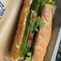 Grilled Mushroom Banh Mi 🫠   at Bonbagu Vegan Baguette - Bánh Mì Chay in Hanoi