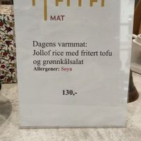 Dish of the day at Mamas Mat Kafè in Oslo