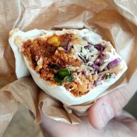 Vegan wrap at Narvesen Jernbanetorget T-bane in Oslo