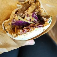 Vegan wrap at Narvesen Jernbanetorget T-bane in Oslo