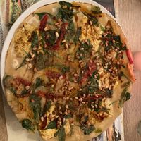 Vegetarische pannekoek! Na navraag conclusie dat deze vegan is  at 't Pannekoekhuis Hoenderloo in Gelderland