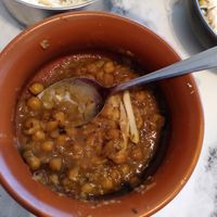 Chickpea dish (March 2026) at Cegin Punjabi in Ceredigion