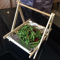Spicy Green Beans at XiangJi Ge Vegetarian in Shanghai