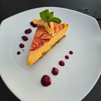 "Please cake" with house made vegan ice cream at Nell Thorn in La Conner