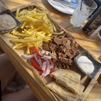 Vegan Gyros   at Monamo Beach Bar Restaurant in Rhodes