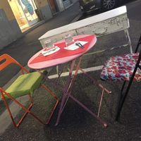 Nice outdoor seating!! at Crepapelle in Florence