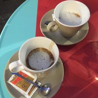 Cappuccino olé! at Crepapelle in Florence