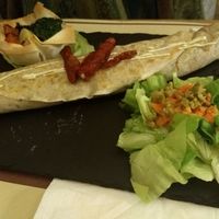 Railway Engine (vegetable crepe) at Crepapelle in Florence