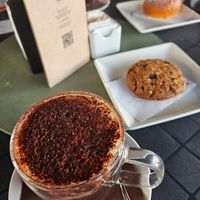 Cookie vegan e mocaccino at Pasticceria Marisa in Veneto