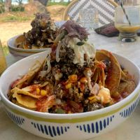 Cauliflower Nachos at Charlie's Beach House in Mission Beach