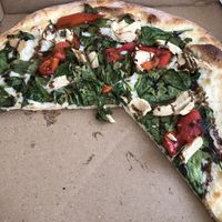 Vegan rostiti pizza at Uncle Oogie's Pizza in Sea Isle City