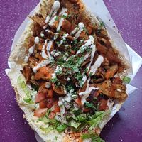 Vegan kebab at Ya Habibi in Canarias