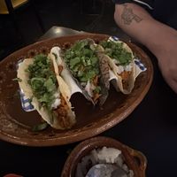 Pastor tacos  at El Tesorito de Jalisco in Mexico City