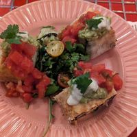 Vegan burrito at The Pink Cow - ピンクカウ in Tokyo