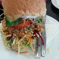 Not the best photo, but it was delicious! at The Magic Apple in Burleigh Heads