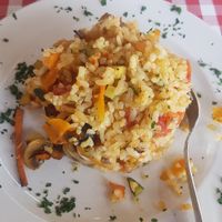 Risotto (vegan without modif) at Kod Damira in Stari Grad