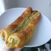 Vegan potato flute at Bakealicious in England