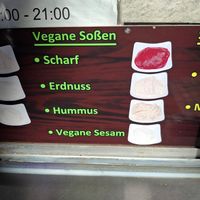 4 vegan sauces! at Samariter Bistro in Berlin