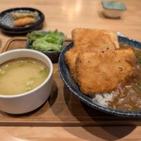 Tofu curry (includes miso soup) at DONKARI YYC - Donburi in Calgary in Calgary