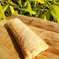 Vegan Sausage Roll. at Greggs in New York