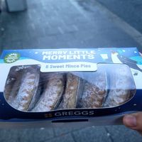 Sweet Mince Pies (Vegan). at Greggs in New York