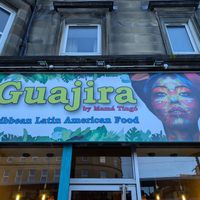 Shop front at Guajira by Mama Tingo in Edinburgh