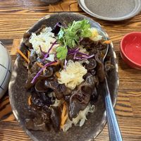 Woodear mushrooms   at Dumpling Home in San Francisco